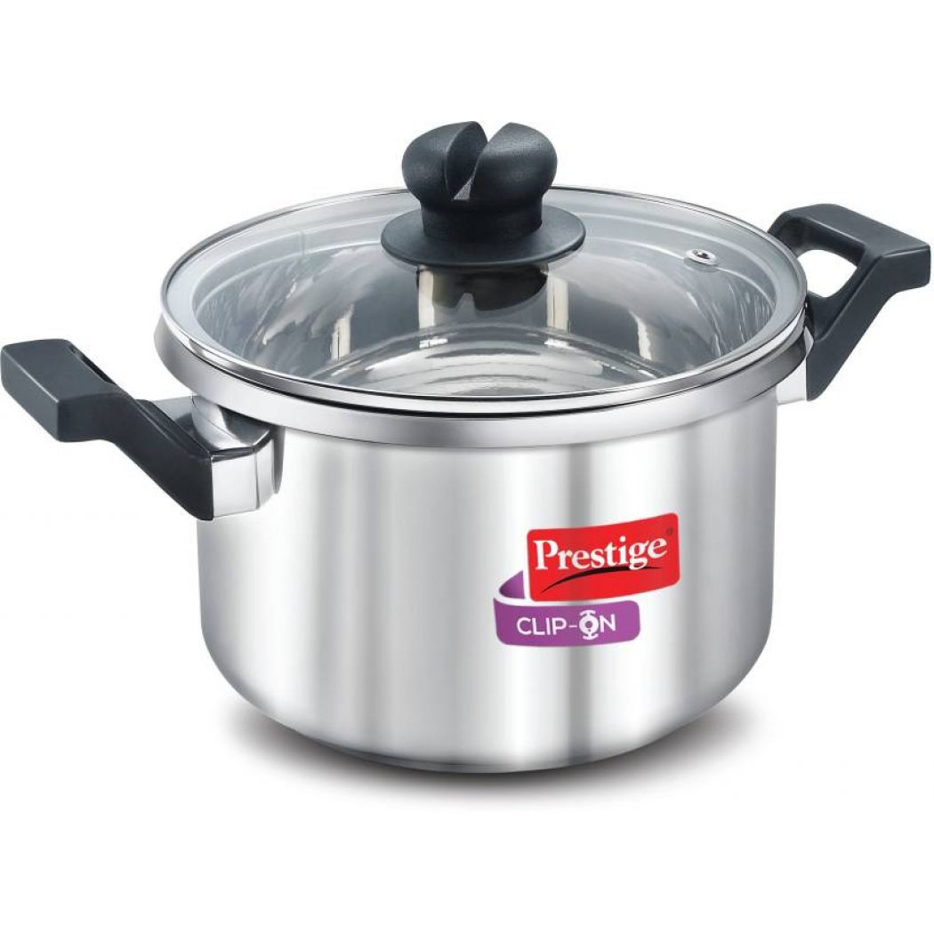 Prestige Clip On Stainless Steel 5 Liter Pressure Cookware 
